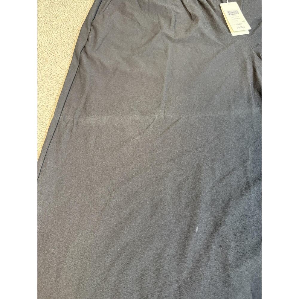 Eileen Fisher Pants Womens 3X Black Cropped Pull On Stretch Wide Leg 23 Inseam - Picture 5 of 15